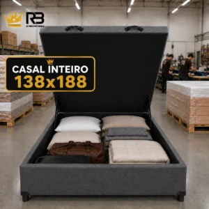 Cama Box Baú Premium 138x188 (Casal)