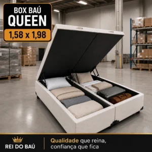 Cama Box Baú Premium 158x198 (Queen)