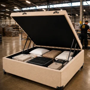 Cama Box Baú Premium 120x188 (Viúva)