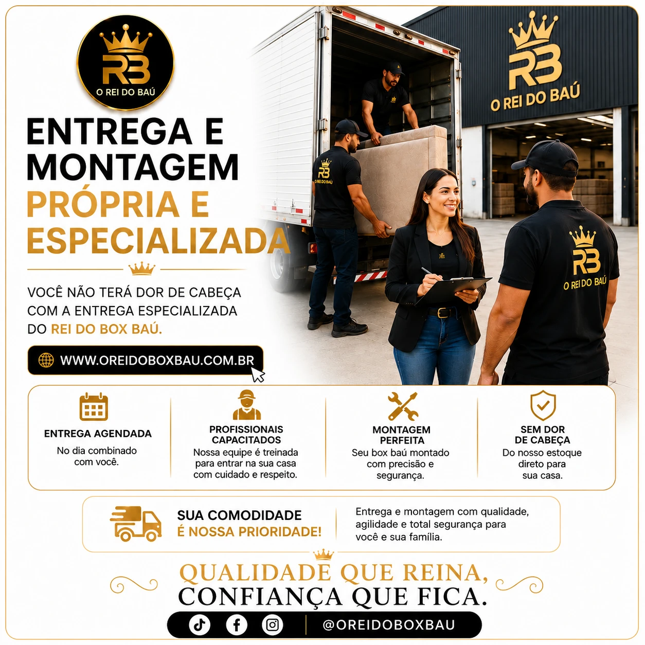 Cama Box Baú Personnalite com Cama Auxiliar - Solteiro - Imagem 7