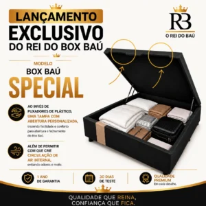 Cama Box Baú Special - Lançamento