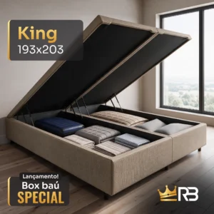 Cama Box Baú Special – Viúva 120×188