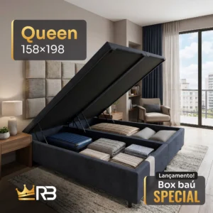 Cama Box Baú Special - Queen 158x198