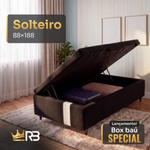 Cama Box Baú Special - Solteiro 88x188