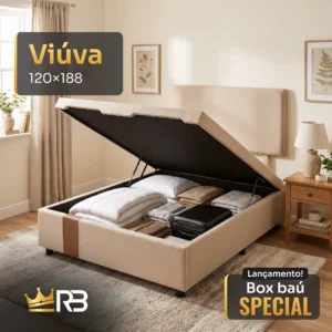 Cama Box Baú Special - Viúva 120x188